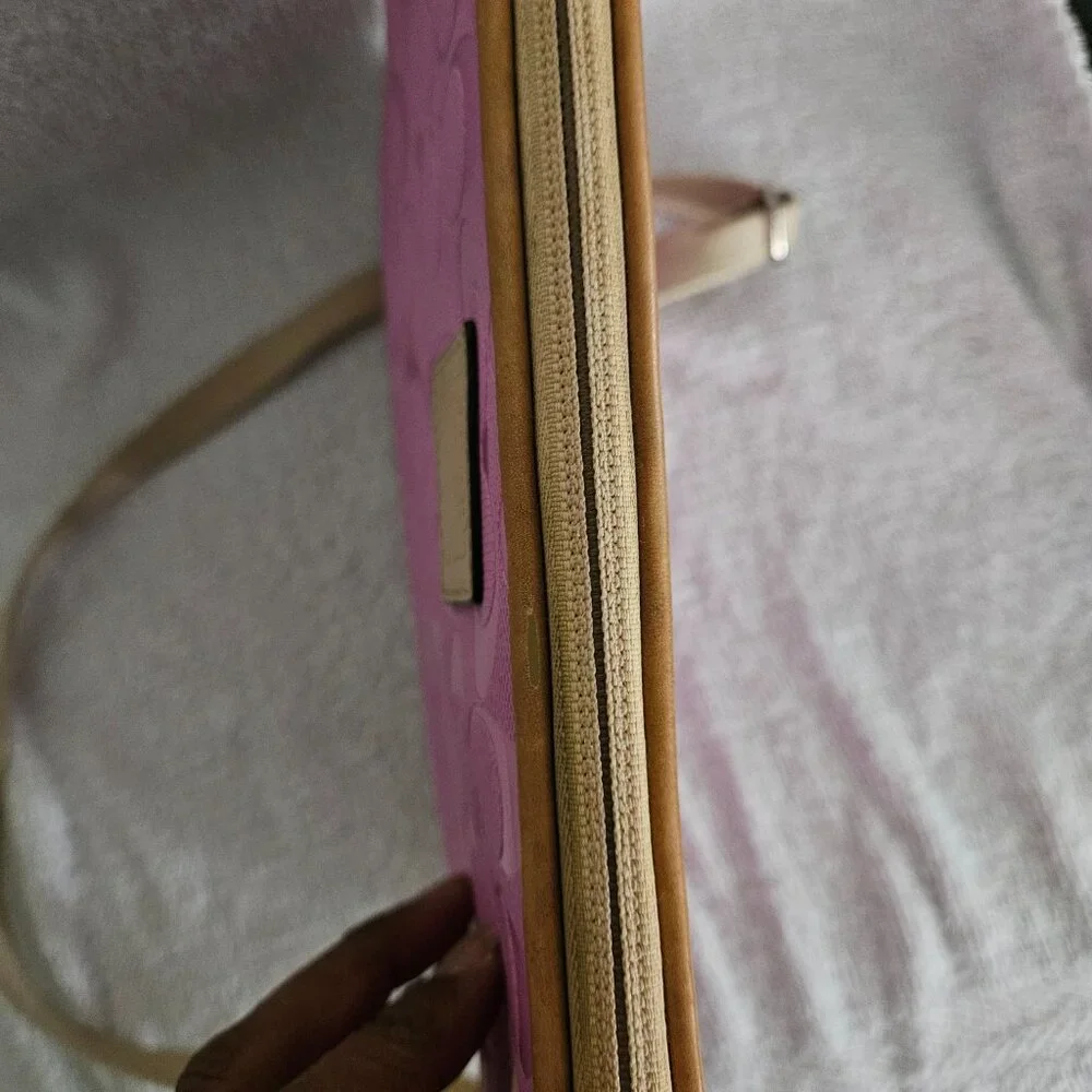 Coach Pink Tablet Case with Crossbody Strap